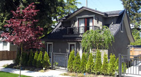 A 1� floor, 643 square foot laneway house on a 44 foot wide property